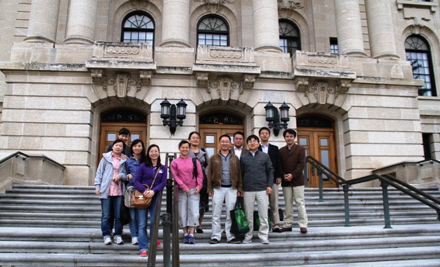 TESOL Training Program - Participants at the Saskatchewan Legislature